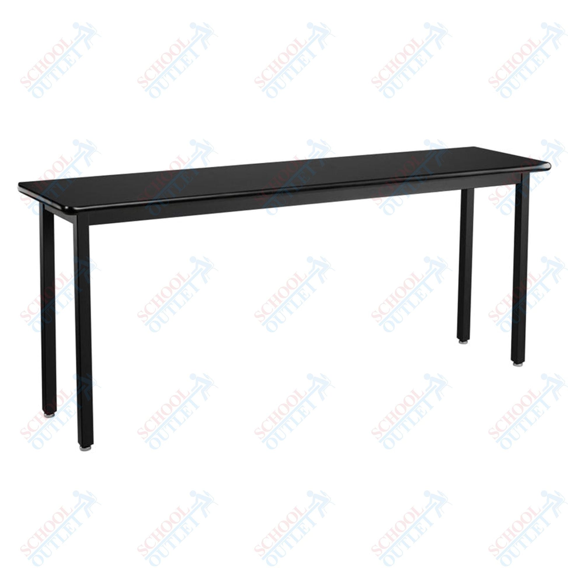 NPS Science Lab Table, 18" X 72", Steel Legs (National Public Seating NPS-SLT3-1872C) - SchoolOutlet