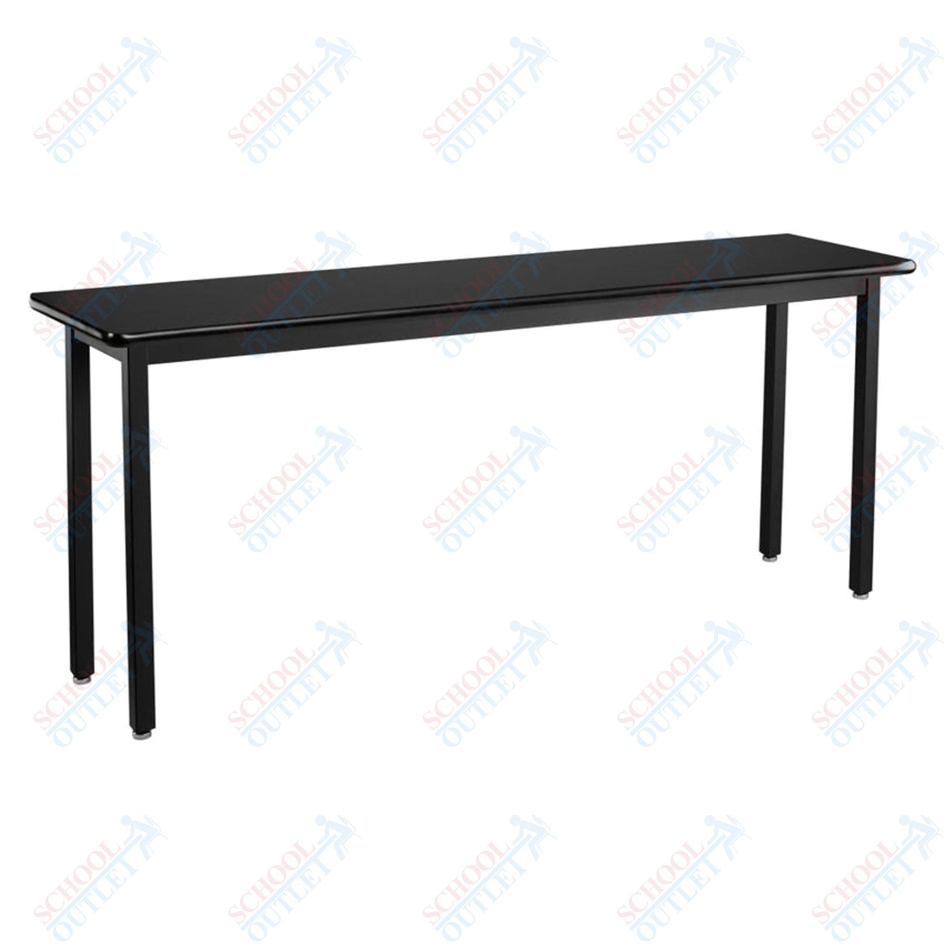 NPS Science Lab Table, 18" X 84", Steel Legs (National Public Seating NPS-SLT3-1884C) - SchoolOutlet