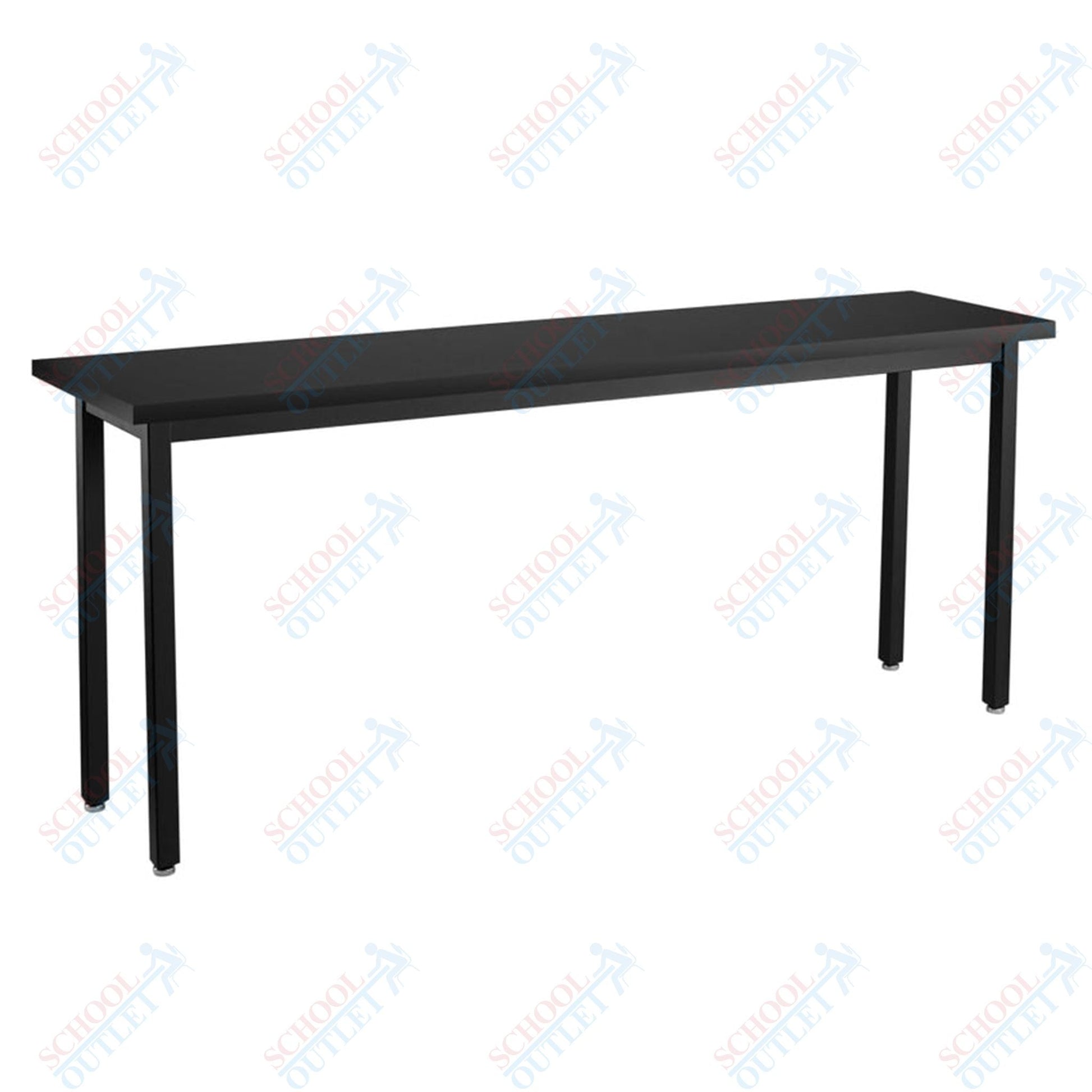 NPS Science Lab Table, 18" X 84", Steel Legs (National Public Seating NPS-SLT3-1884C) - SchoolOutlet