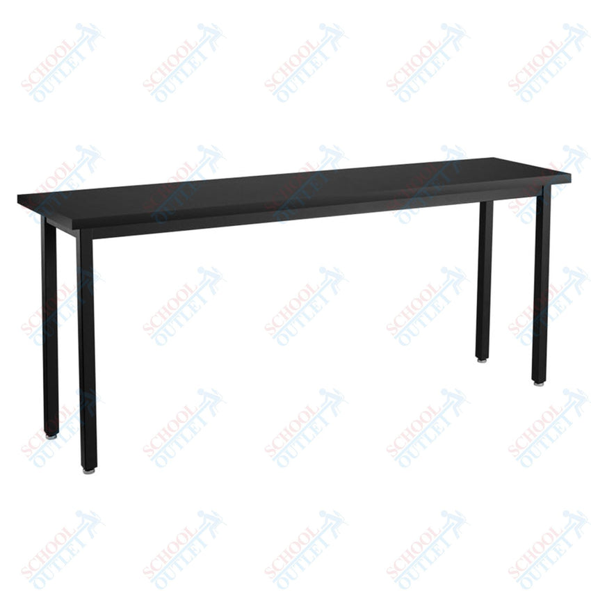 NPS Science Lab Table, 18" X 84", Steel Legs (National Public Seating NPS-SLT3-1884C) - SchoolOutlet