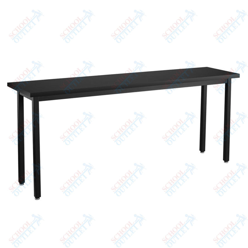 NPS Science Lab Table, 18" X 96", Steel Legs (National Public Seating NPS-SLT3-1896C) - SchoolOutlet
