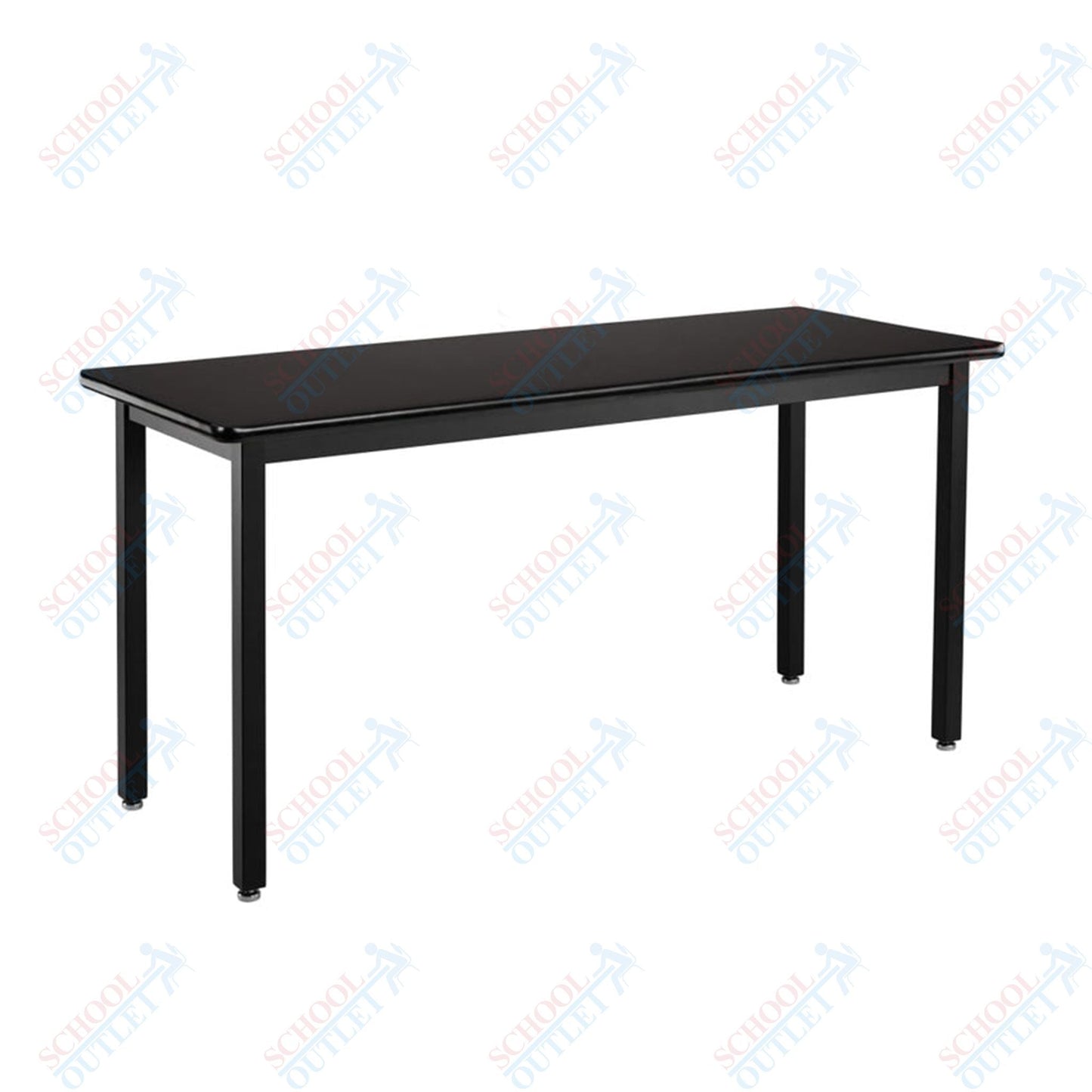 NPS Science Lab Table, 24" X 60", Steel Legs (National Public Seating NPS-SLT3-2460) - SchoolOutlet