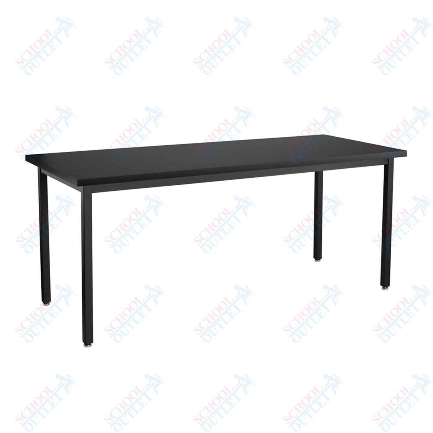 NPS Science Lab Table, 24" X 72", Steel Legs (National Public Seating NPS-SLT3-2472) - SchoolOutlet