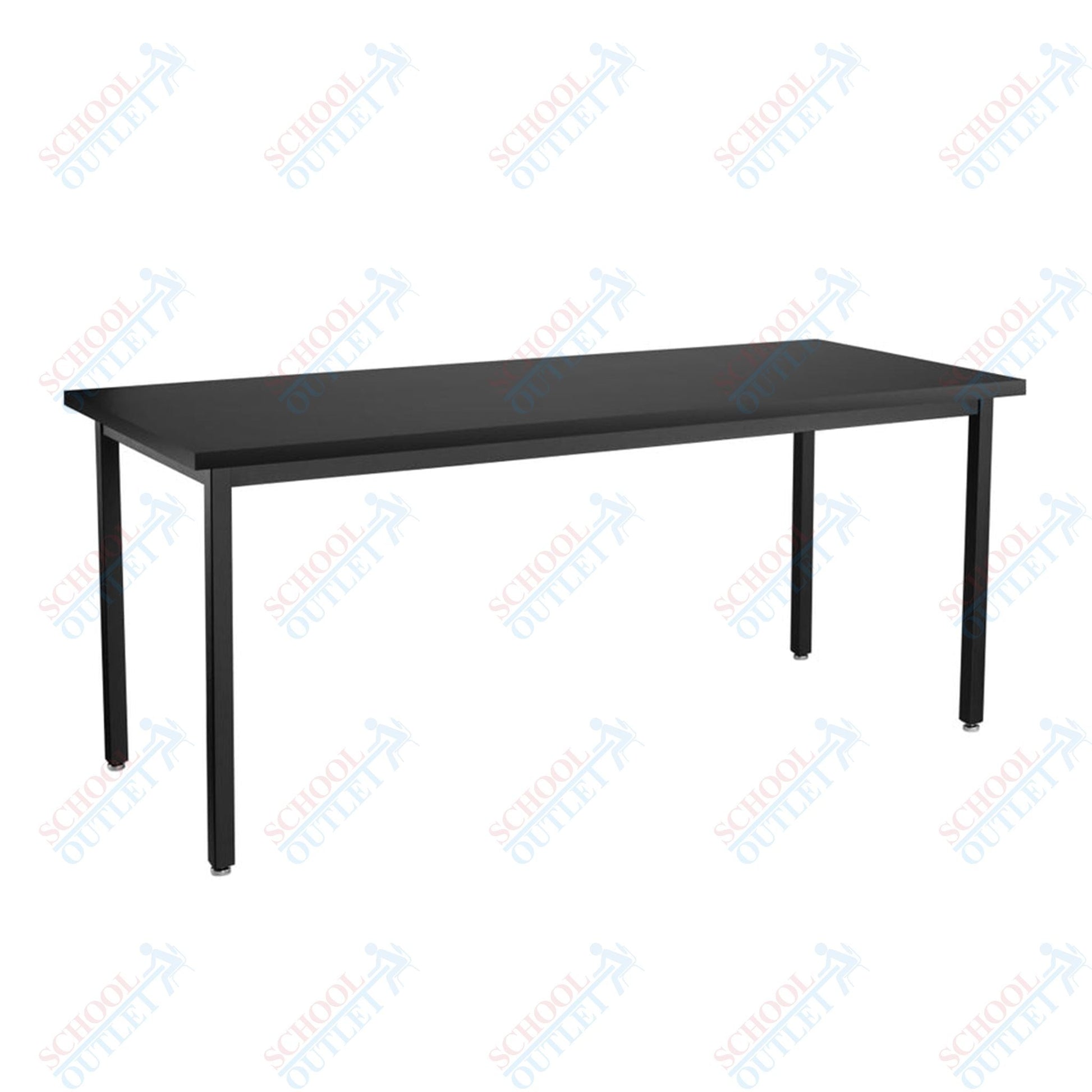 NPS Science Lab Table, 24" X 72", Steel Legs (National Public Seating NPS-SLT3-2472) - SchoolOutlet