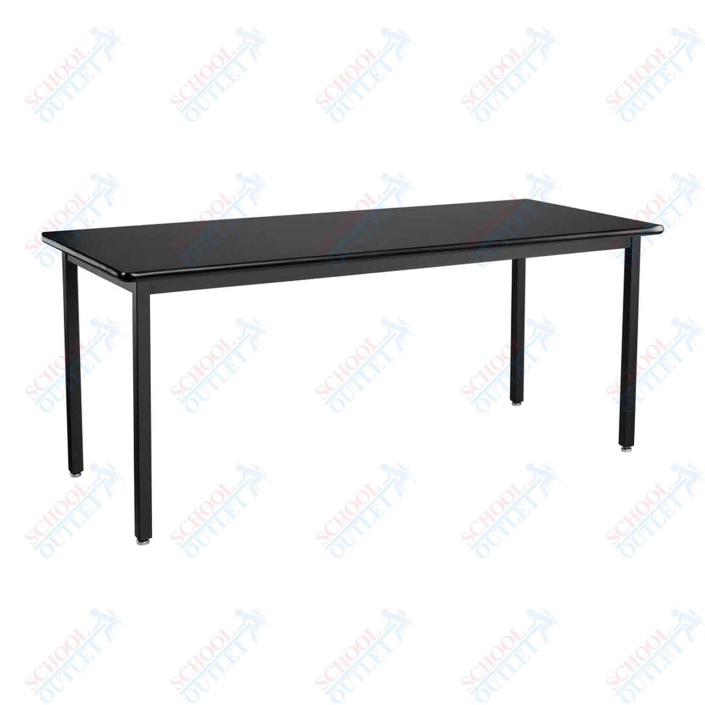 NPS Science Lab Table, 24" X 72", Steel Legs (National Public Seating NPS-SLT3-2472) - SchoolOutlet