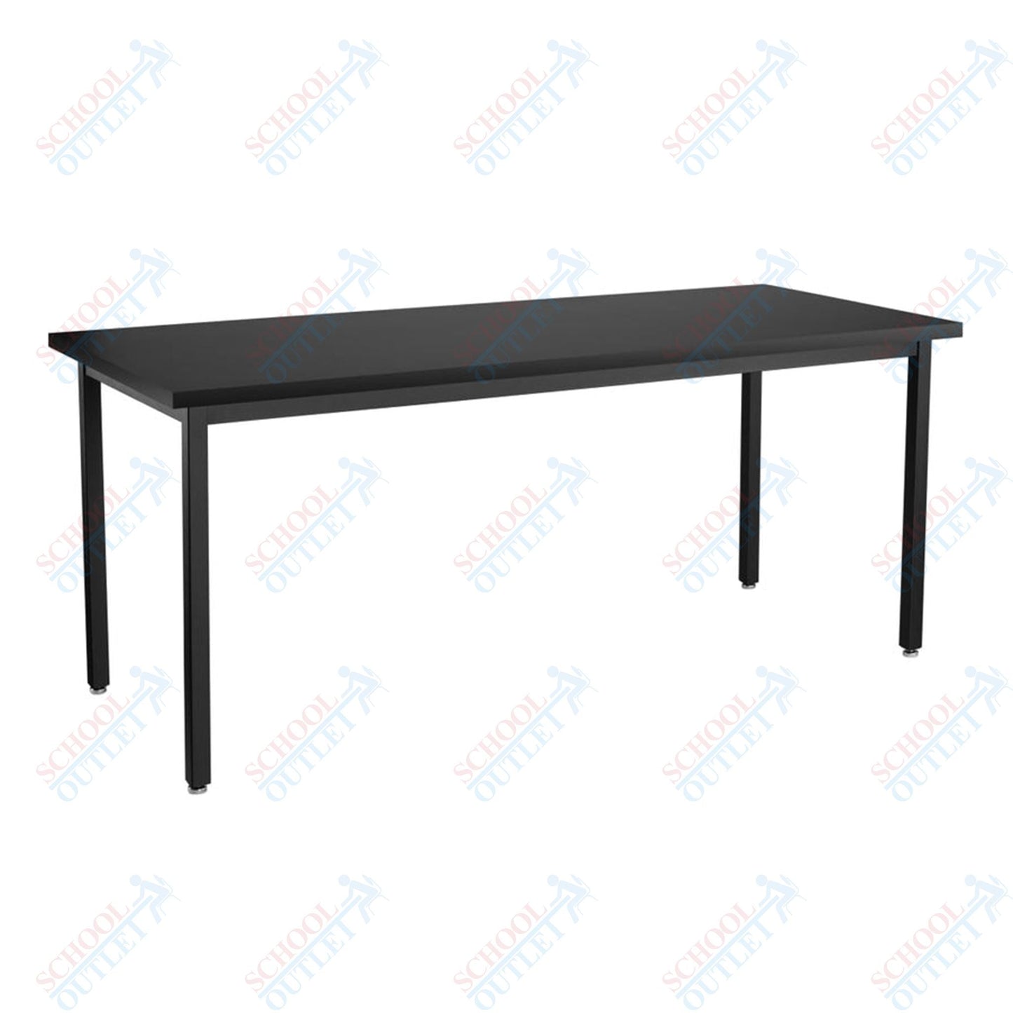 NPS Science Lab Table, 24" X 72", Steel Legs (National Public Seating NPS-SLT3-2472) - SchoolOutlet