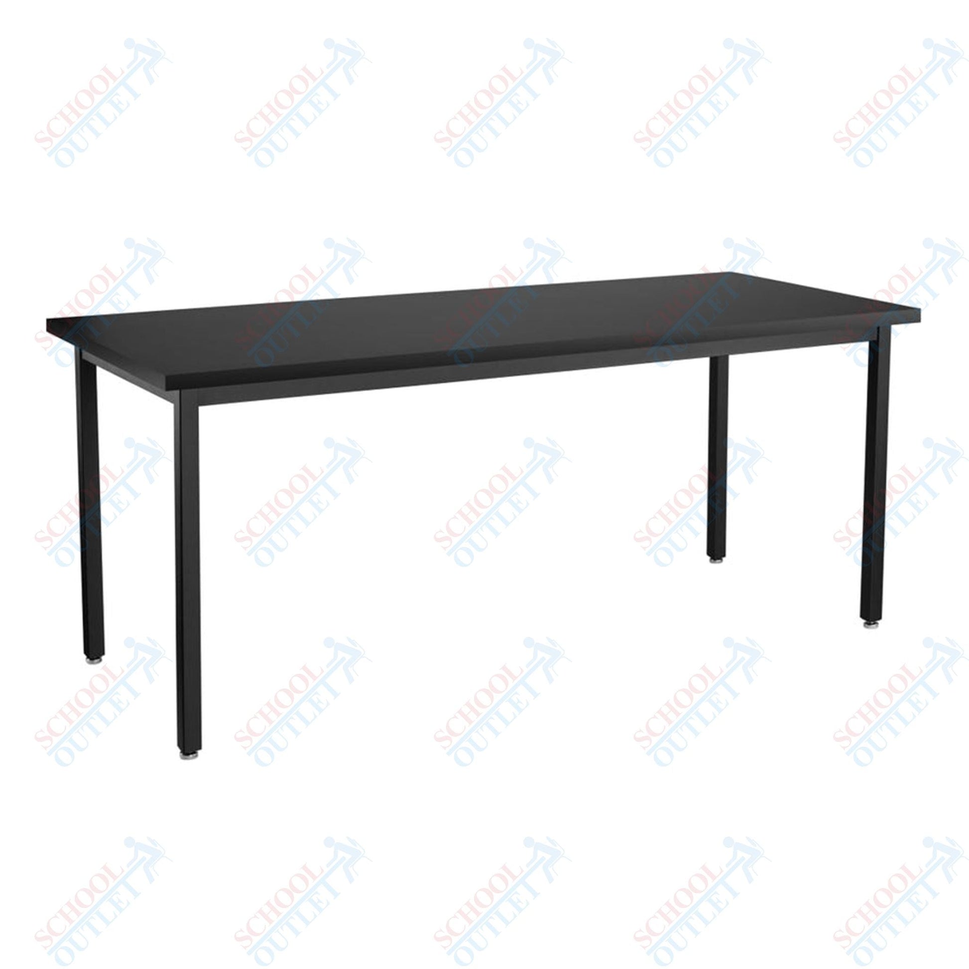 NPS Science Lab Table, 24" X 72", Steel Legs (National Public Seating NPS-SLT3-2472) - SchoolOutlet