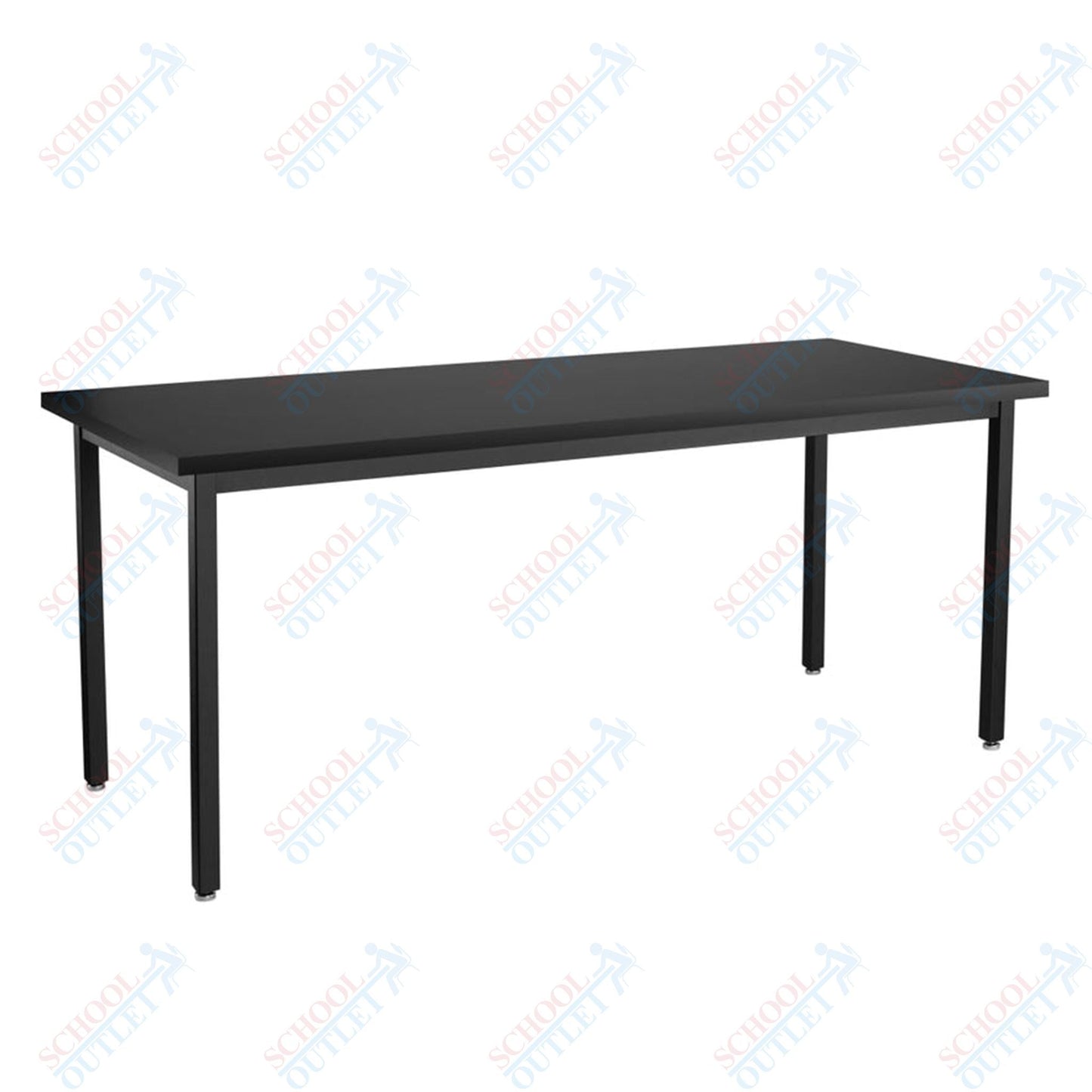 NPS Science Lab Table, 24" X 96", Steel Legs (National Public Seating NPS-SLT3-2496C) - SchoolOutlet