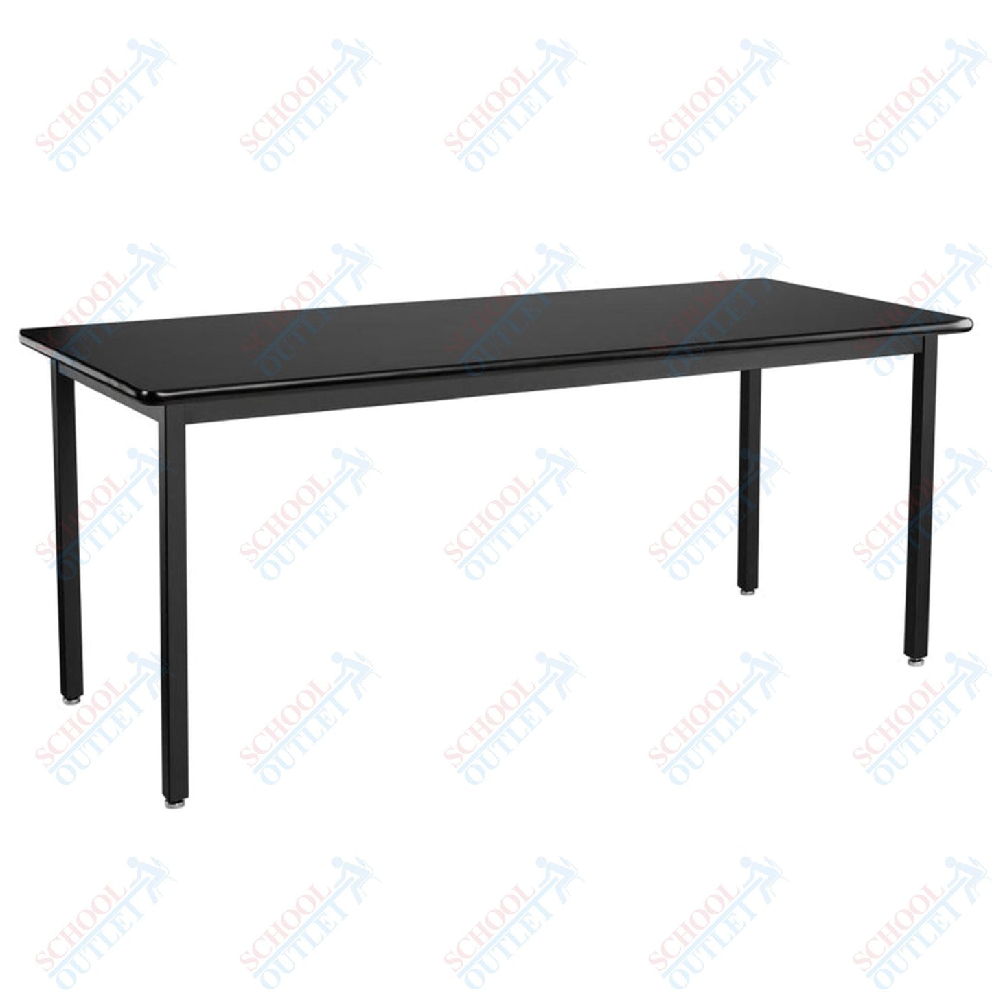 NPS Science Lab Table, 24" X 96", Steel Legs (National Public Seating NPS-SLT3-2496C) - SchoolOutlet