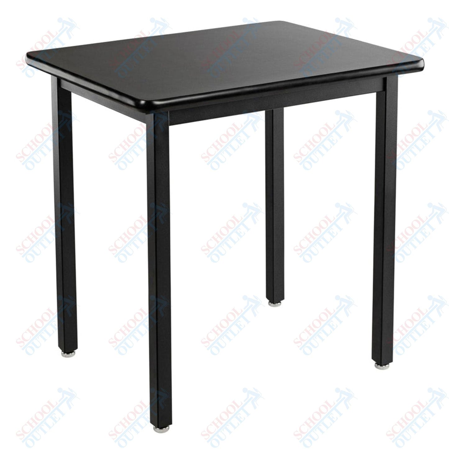 NPS Science Lab Table, 30" X 30", Steel Legs (National Public Seating NPS-SLT3-3030C) - SchoolOutlet