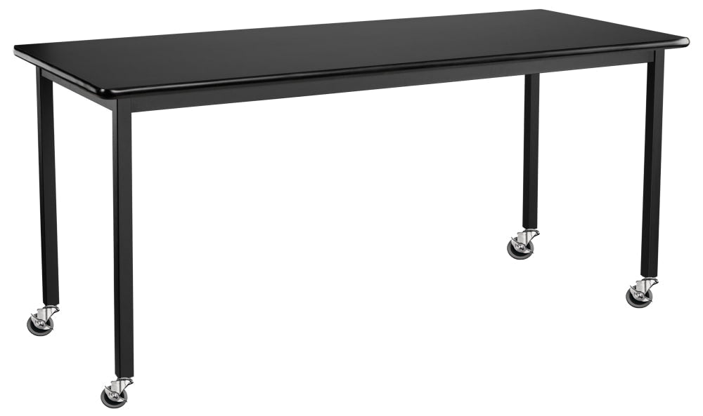 NPS Height Adjustable Science Lab Table, 30" X 72", Steel Legs (NPS-SLTX-3072) - SchoolOutlet
