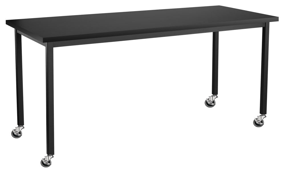 NPS Height Adjustable Science Lab Table, 30" X 72", Steel Legs (NPS-SLTX-3072) - SchoolOutlet