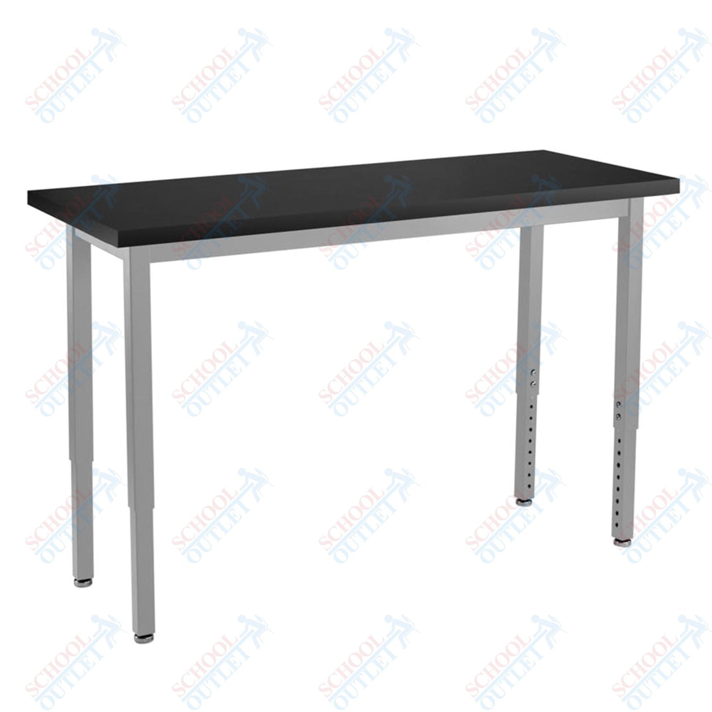 NPS Science Lab Table, 18" X 42", Steel Legs (National Public Seating NPS-SLT3-1842C) - SchoolOutlet