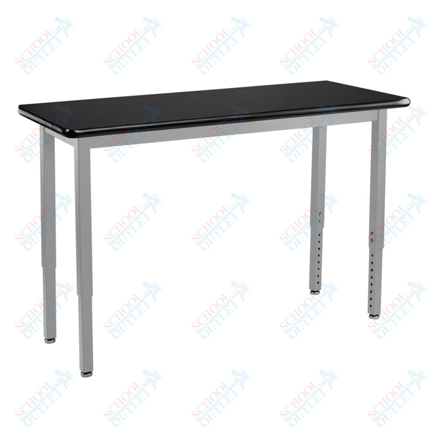 NPS Science Lab Table, 18" X 42", Steel Legs (National Public Seating NPS-SLT3-1842C) - SchoolOutlet