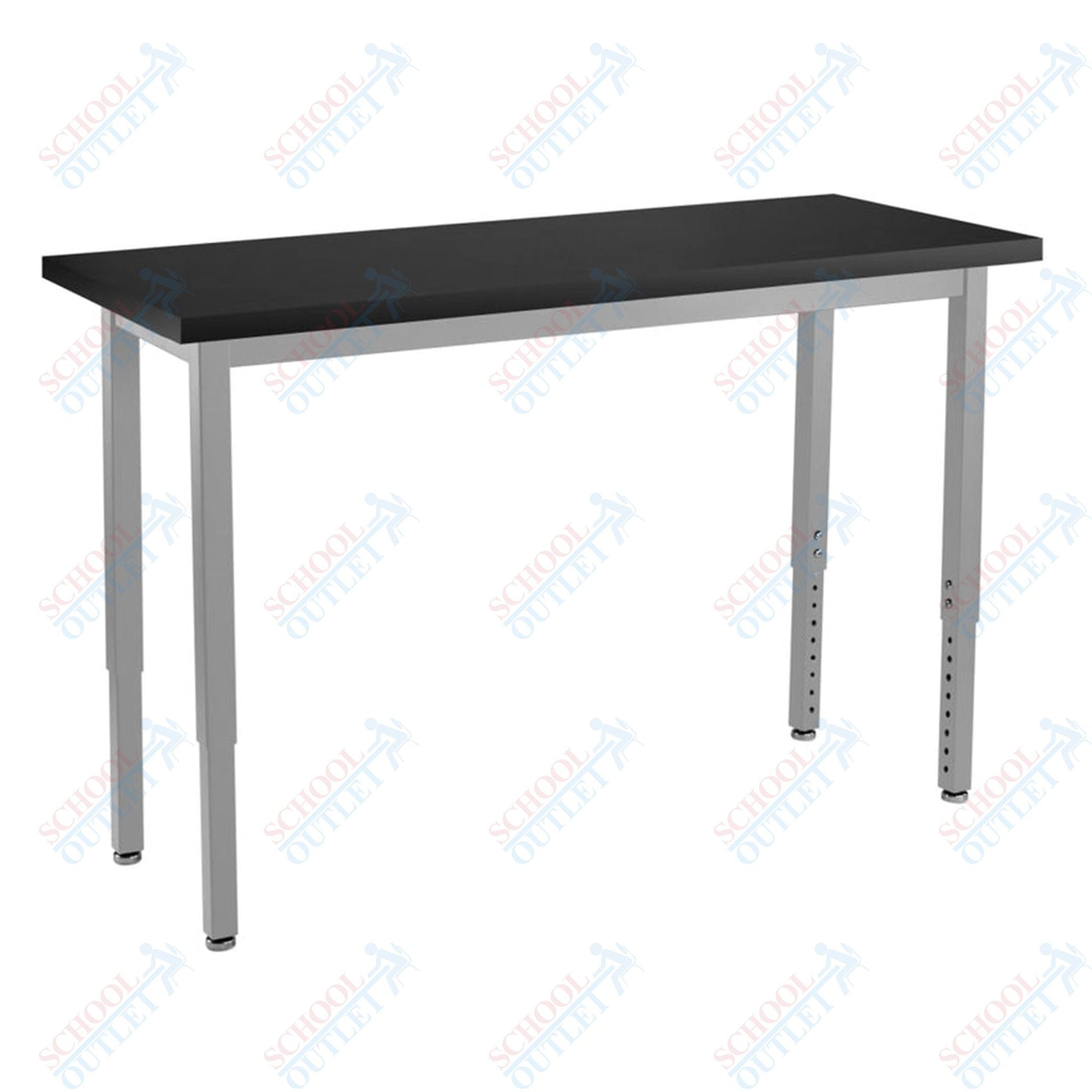 NPS Science Lab Table, 18" X 42", Steel Legs (National Public Seating NPS-SLT3-1842C) - SchoolOutlet