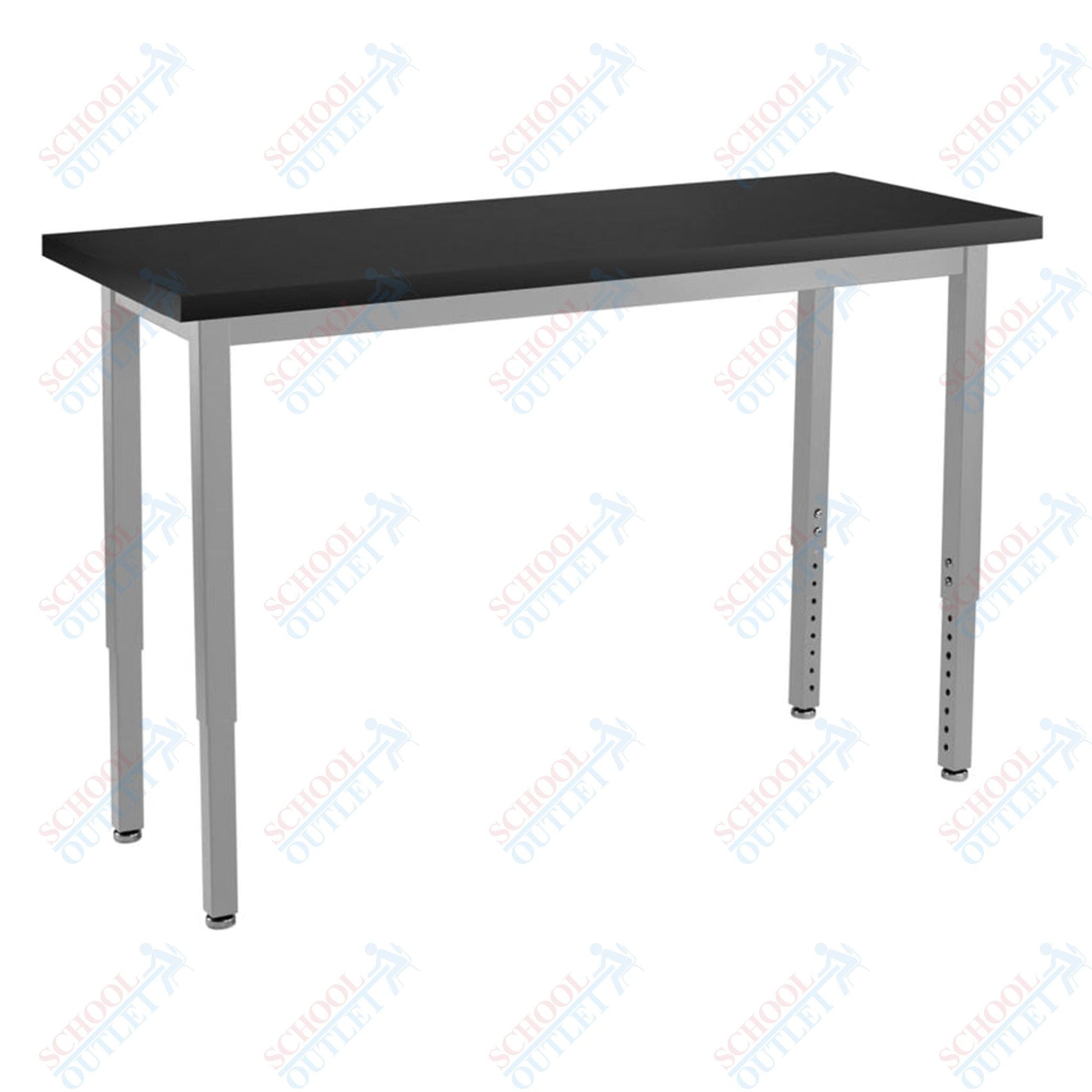 NPS Science Lab Table, 18" X 48", Steel Legs (National Public Seating NPS-SLT3-1848C) - SchoolOutlet