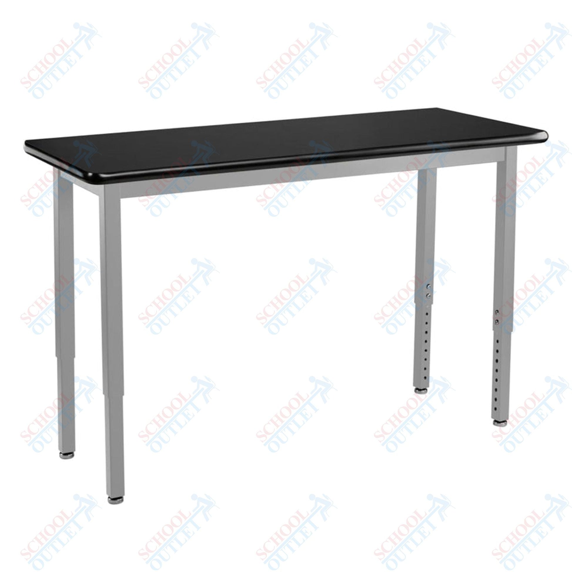 NPS Science Lab Table, 18" X 48", Steel Legs (National Public Seating NPS-SLT3-1848C) - SchoolOutlet