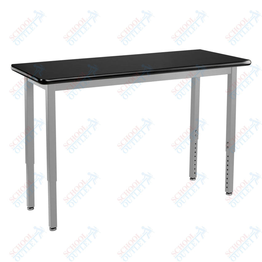 NPS Science Lab Table, 18" X 48", Steel Legs (National Public Seating NPS-SLT3-1848C) - SchoolOutlet