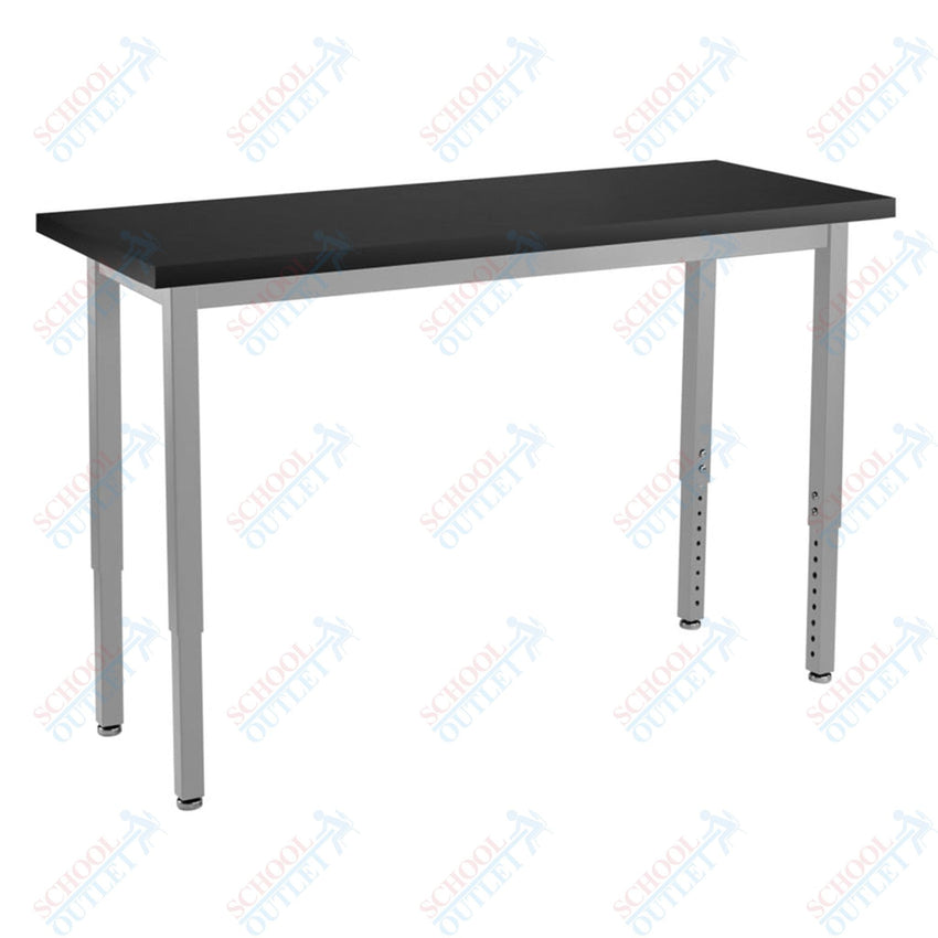 NPS Science Lab Table, 18" X 48", Steel Legs (National Public Seating NPS-SLT3-1848C) - SchoolOutlet