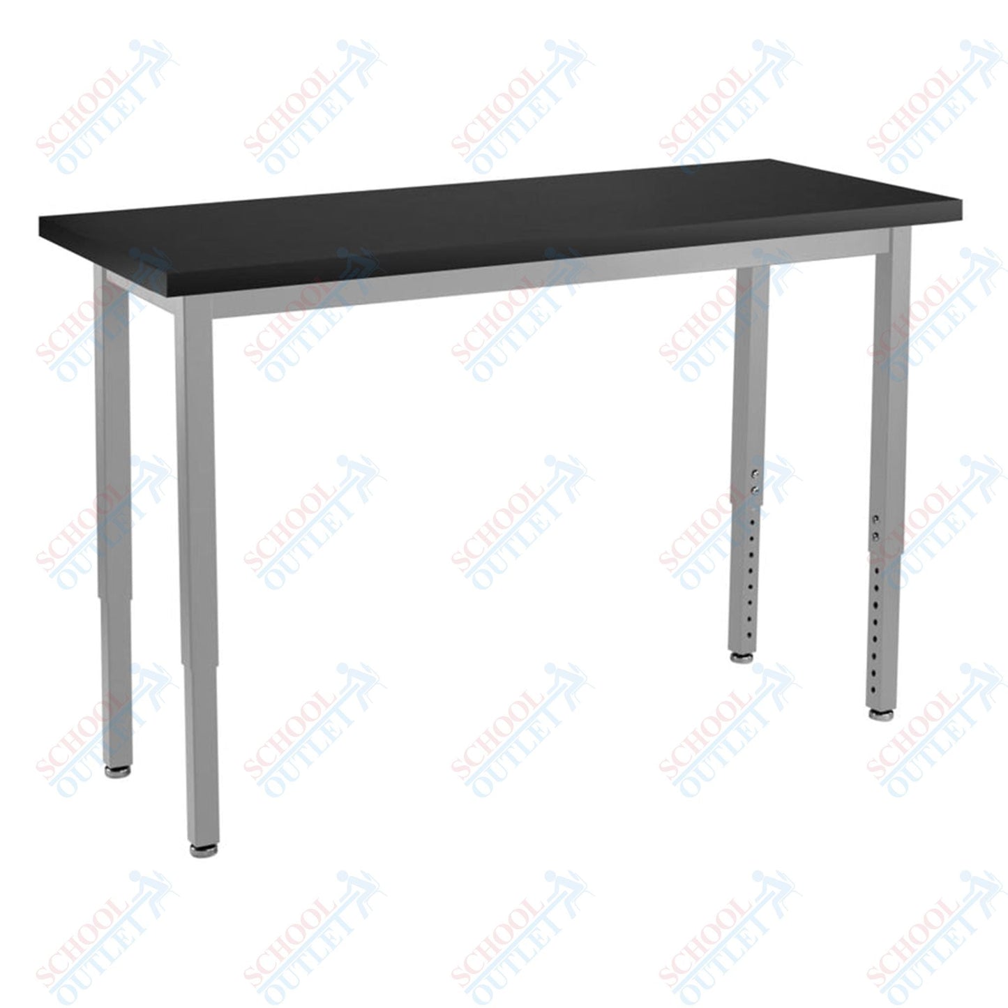 NPS Science Lab Table, 18" X 54", Steel Legs (National Public Seating NPS-SLT3-1854C) - SchoolOutlet