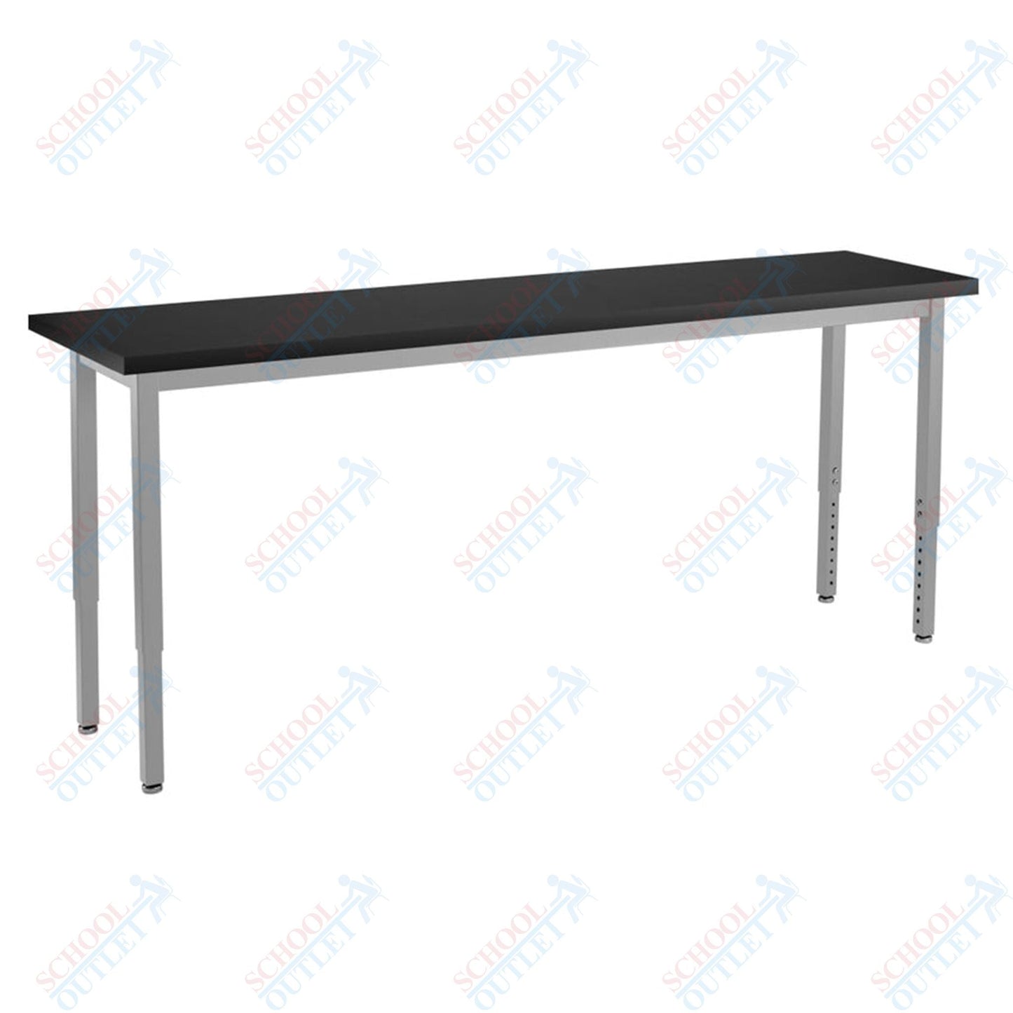 NPS Science Lab Table, 18" X 72", Steel Legs (National Public Seating NPS-SLT3-1872C) - SchoolOutlet