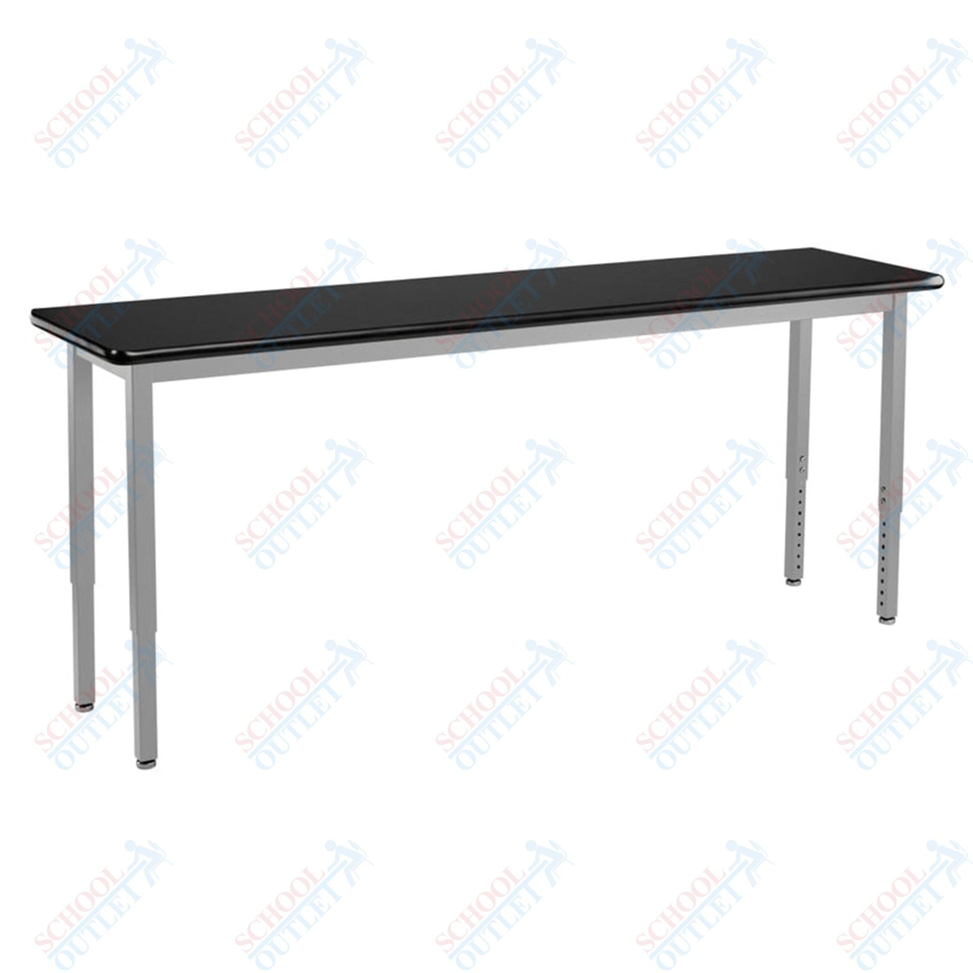 NPS Science Lab Table, 18" X 72", Steel Legs (National Public Seating NPS-SLT3-1872C) - SchoolOutlet