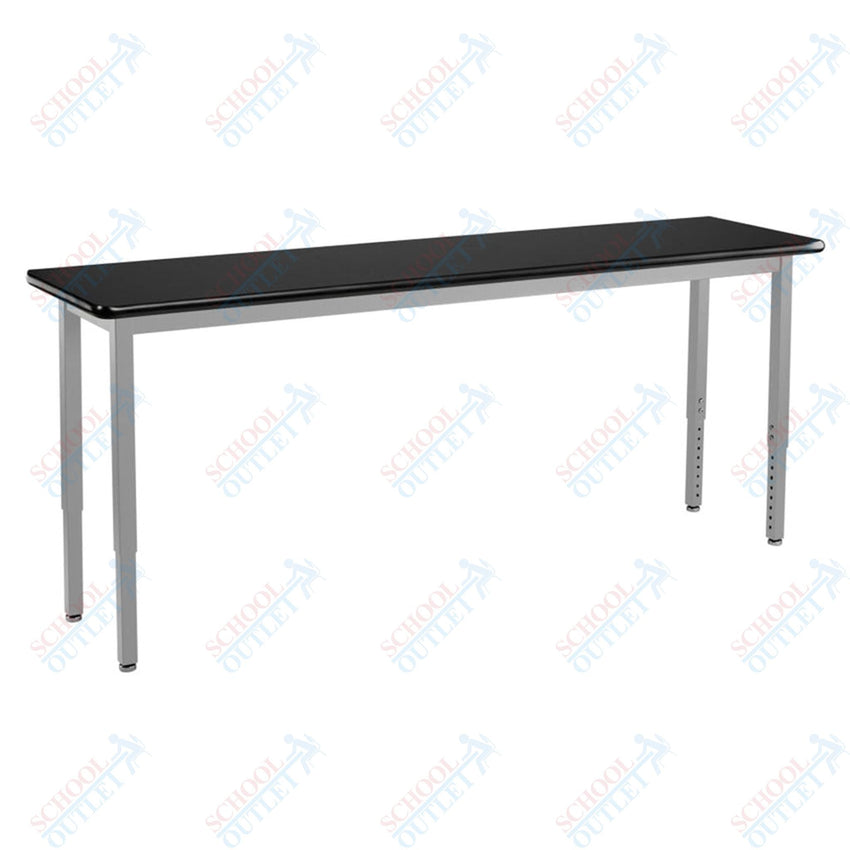 NPS Science Lab Table, 18" X 72", Steel Legs (National Public Seating NPS-SLT3-1872C) - SchoolOutlet
