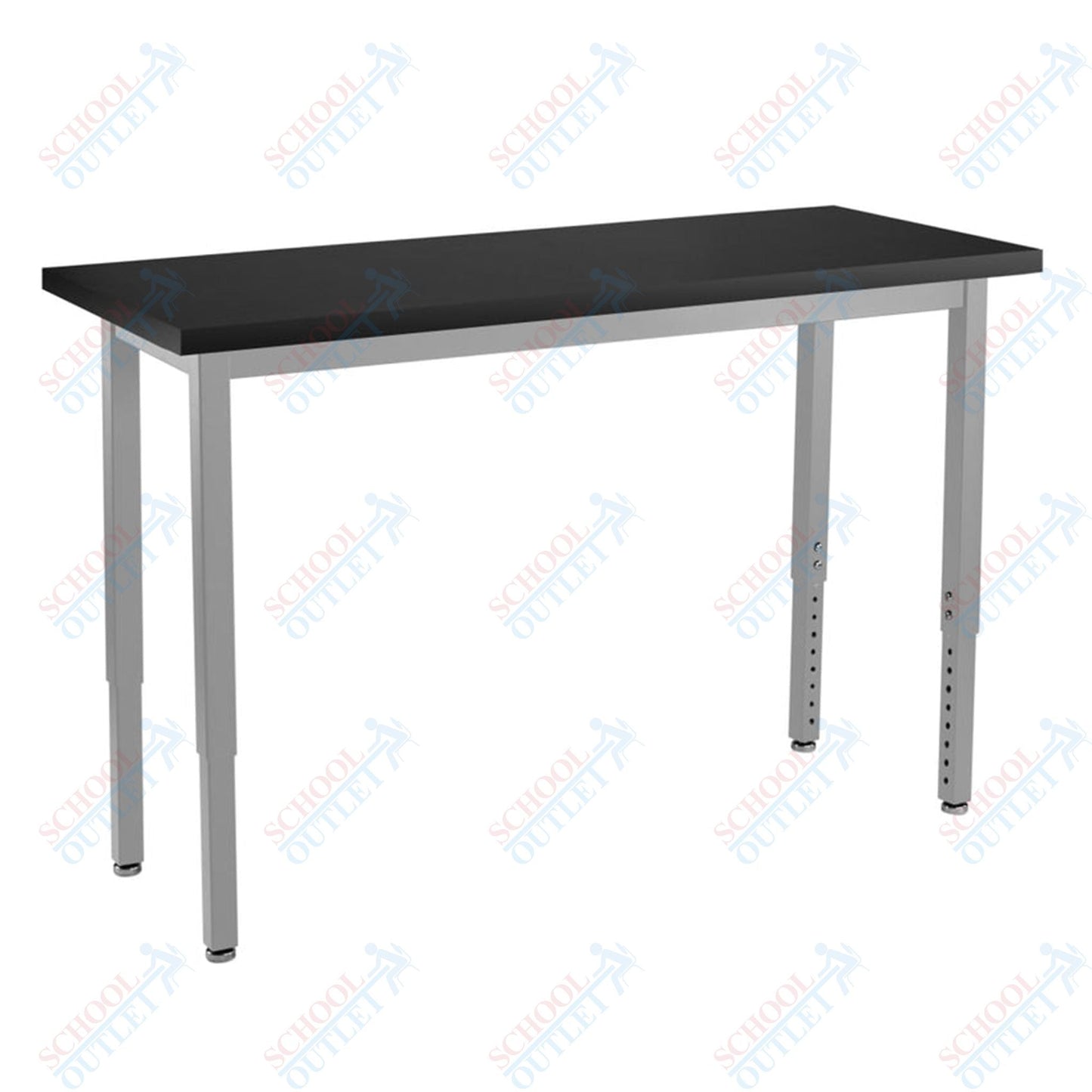 NPS Science Lab Table, 18" X 72", Steel Legs (National Public Seating NPS-SLT3-1872C) - SchoolOutlet