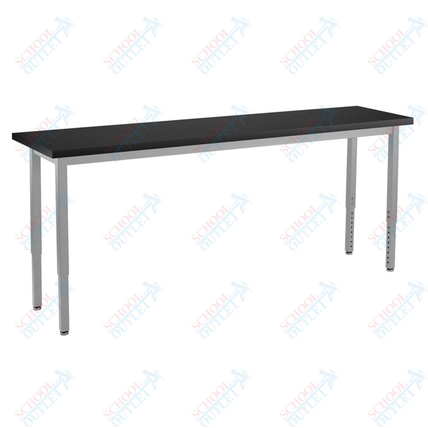 NPS Science Lab Table, 18" X 84", Steel Legs (National Public Seating NPS-SLT3-1884C) - SchoolOutlet