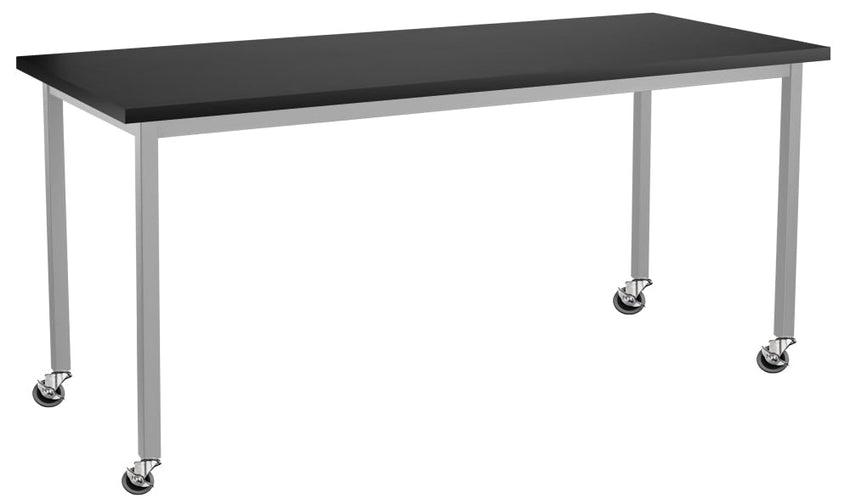 NPS Height Adjustable Science Lab Table, 30" X 72", Steel Legs (NPS-SLTX-3072) - SchoolOutlet