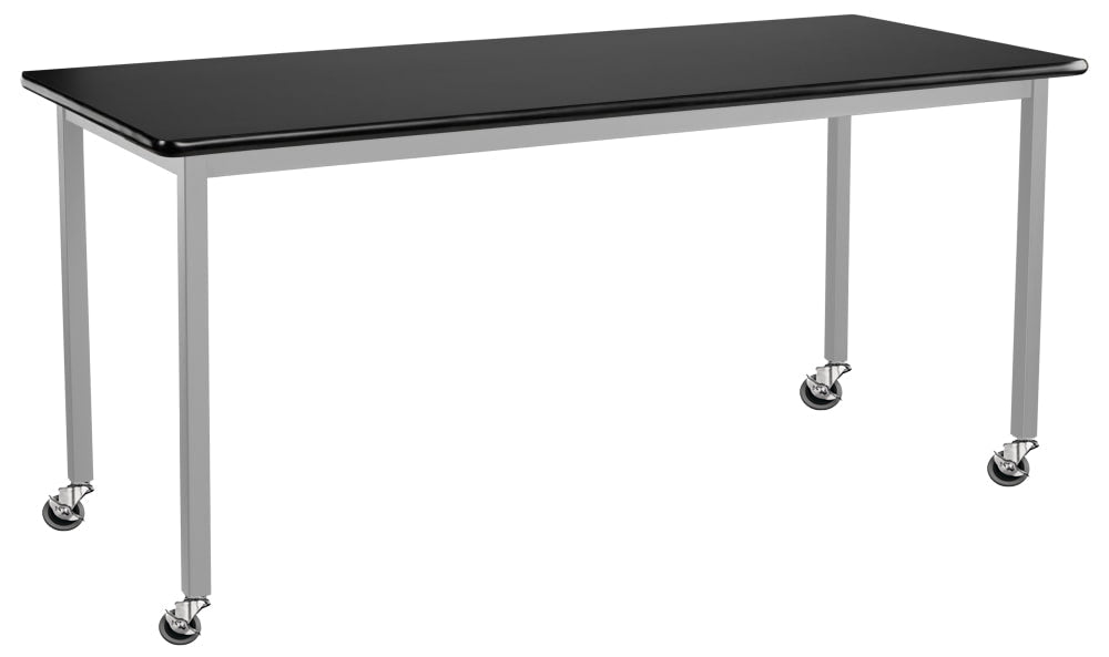 NPS Height Adjustable Science Lab Table, 30" X 72", Steel Legs (NPS-SLTX-3072) - SchoolOutlet