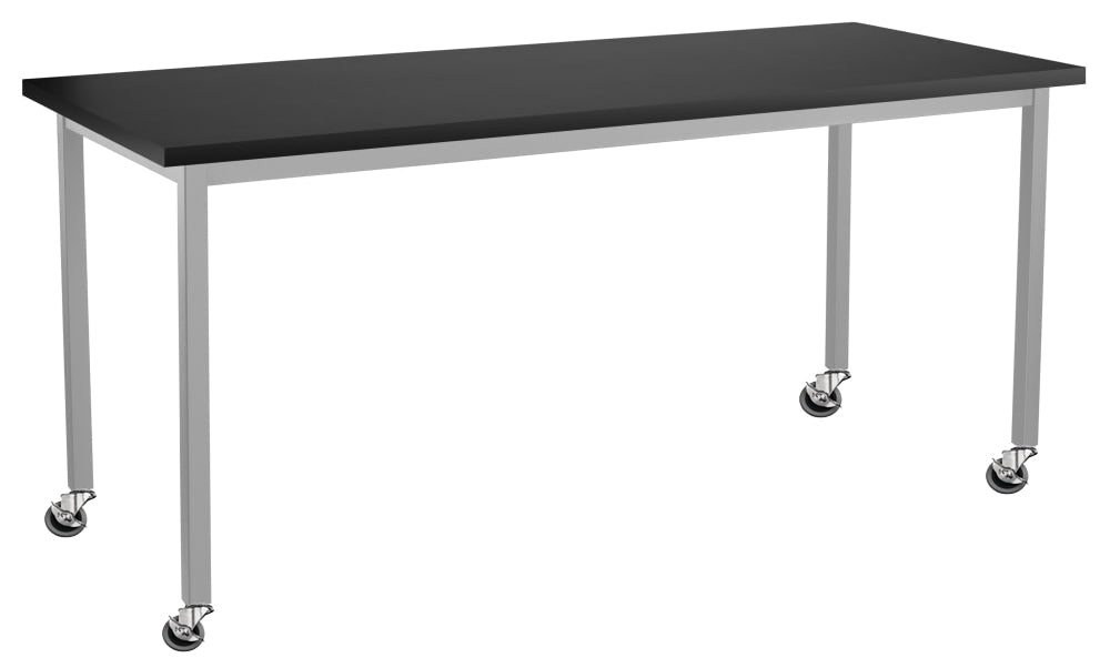 NPS Height Adjustable Science Lab Table, 30" X 72", Steel Legs (NPS-SLTX-3072) - SchoolOutlet