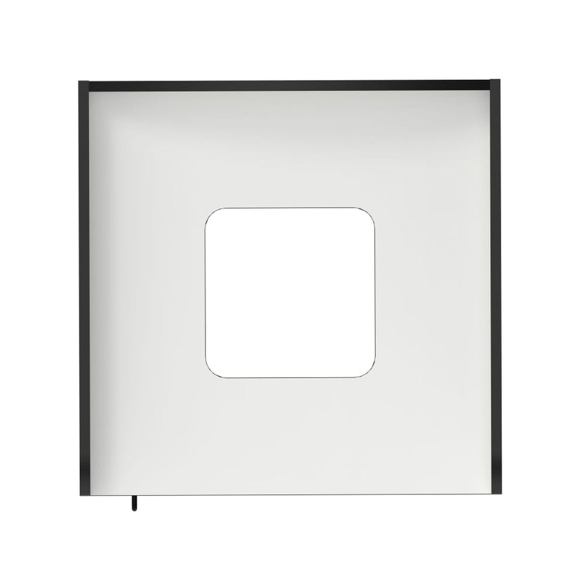National Public Seating Trash Bin Receptacle 55 Gallons - 31.25"W x 31.5"D x 49"H (NPS - TR - 55GSQPWEB) - SchoolOutlet