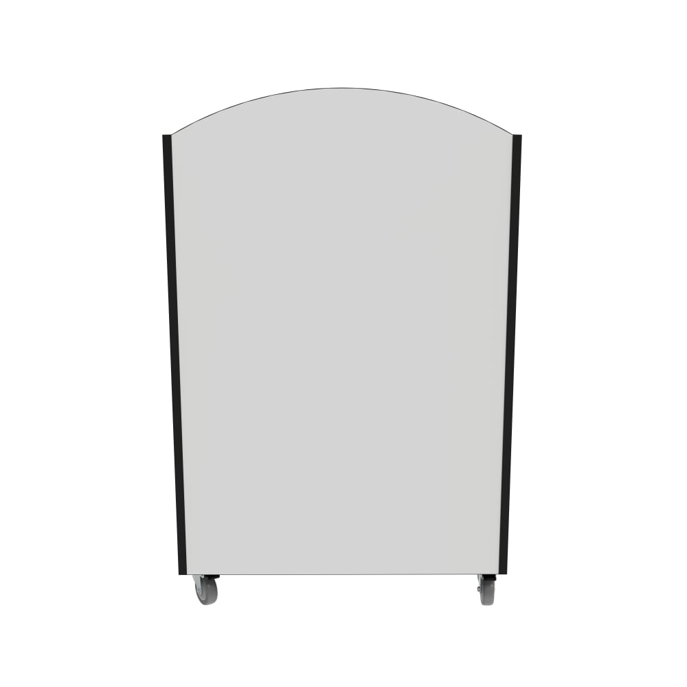 National Public Seating Trash Bin Receptacle 55 Gallons - 31.25"W x 31.5"D x 49"H (NPS - TR - 55GSQPWEB) - SchoolOutlet