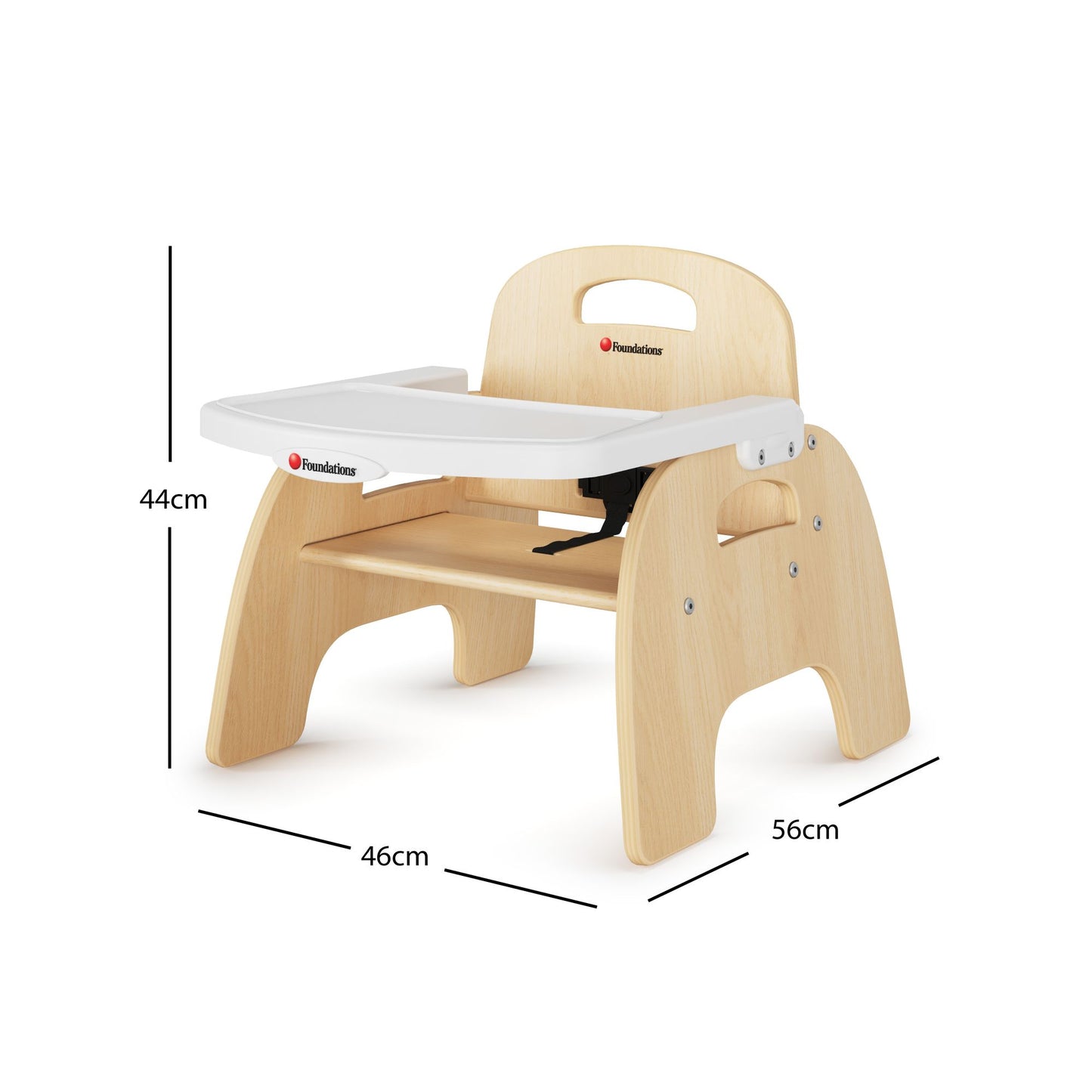 Foundations - Easy Serve Ultra-Efficient Feeding Chair 7" Seat Height- Pack of 2 (FOU-4727047)