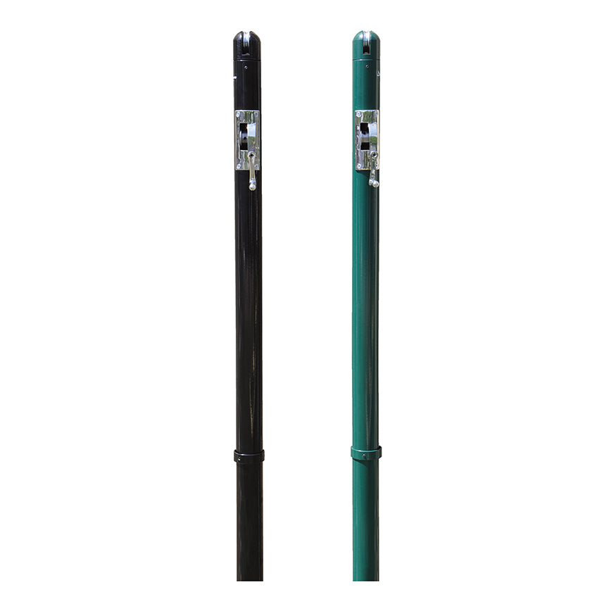 Jaypro Sports Pickleball Deluxe Club Upright with Internal Winch 3" Pole Outdoor Pair (JPS-PKB300-XX)