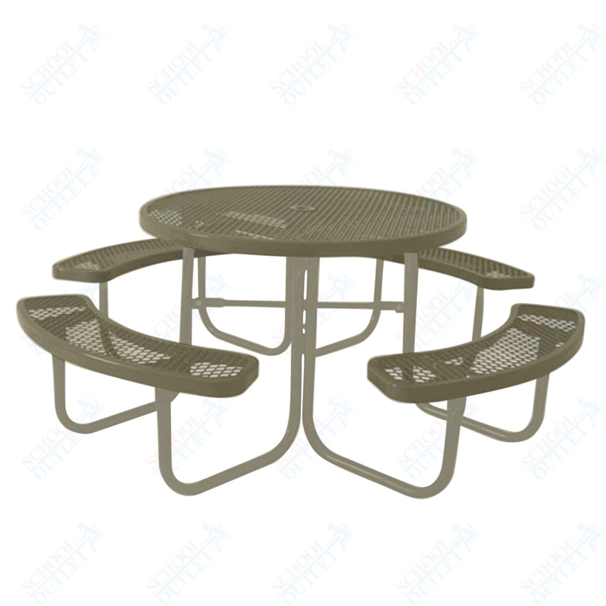 UltraPlay 46" Round Outdoor Picnic Table - SchoolOutlet