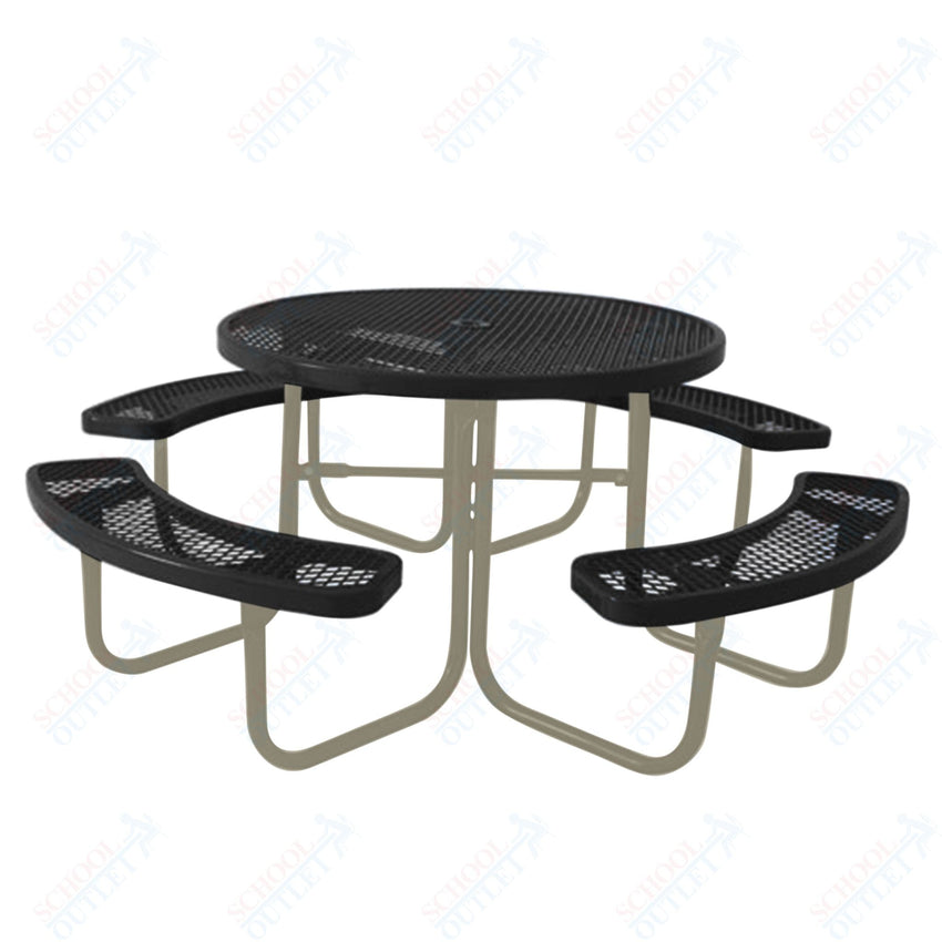 UltraPlay 46" Round Outdoor Picnic Table - SchoolOutlet