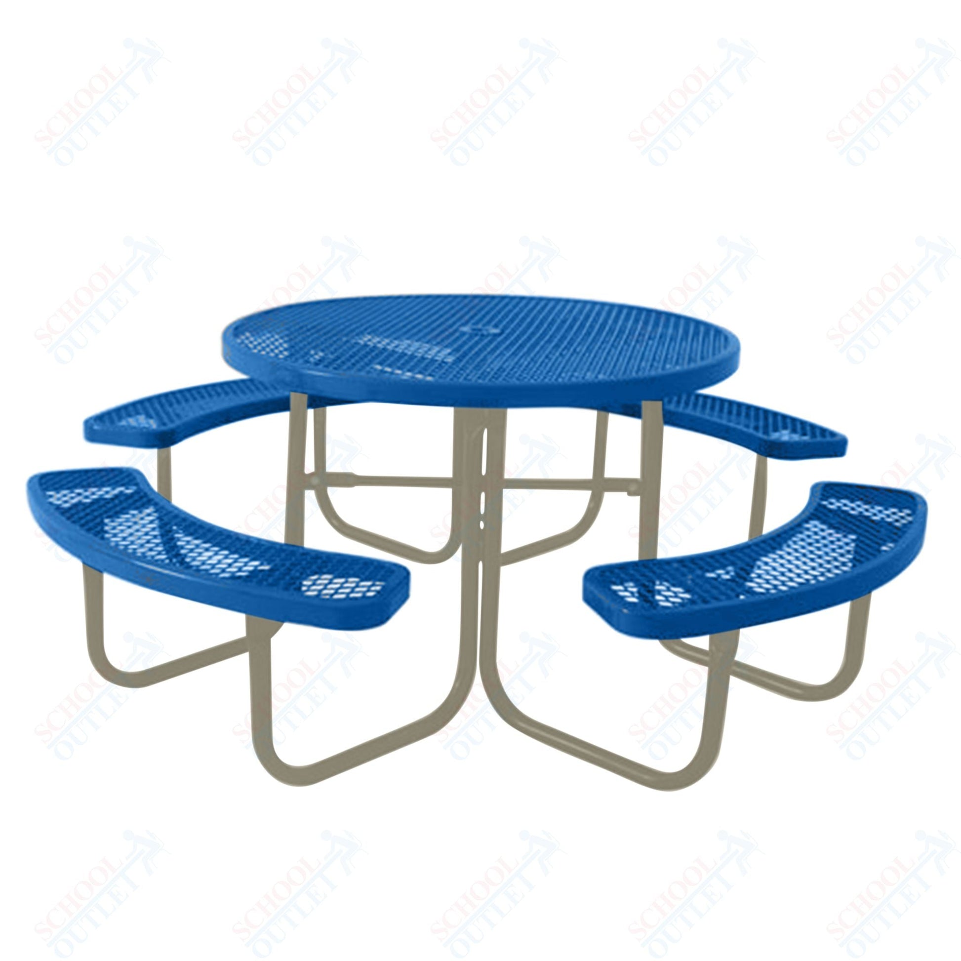 UltraPlay 46" Round Outdoor Picnic Table - SchoolOutlet