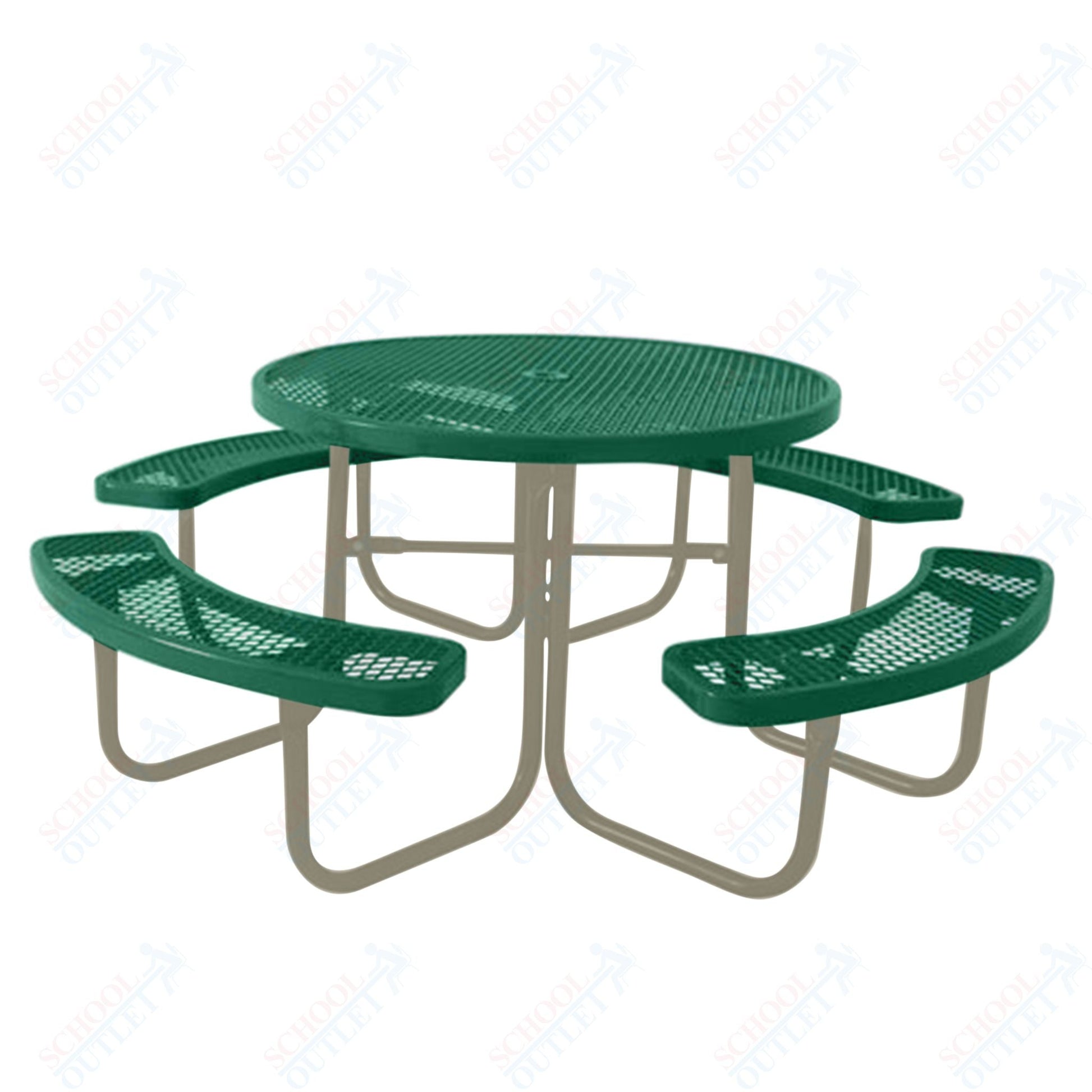 UltraPlay 46" Round Outdoor Picnic Table - SchoolOutlet
