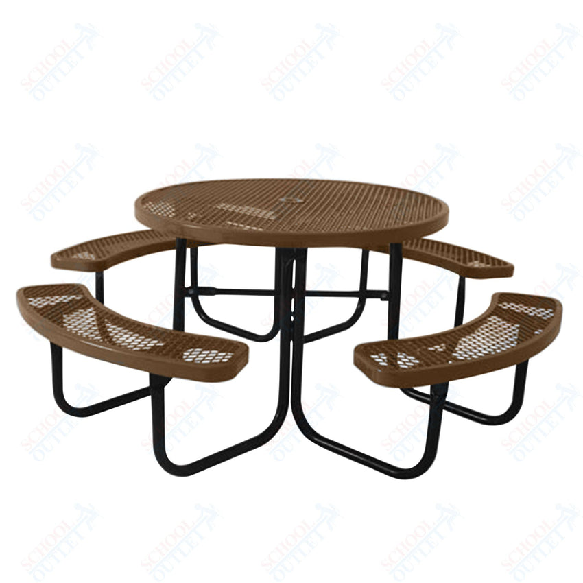 UltraPlay 46" Round Outdoor Picnic Table - SchoolOutlet