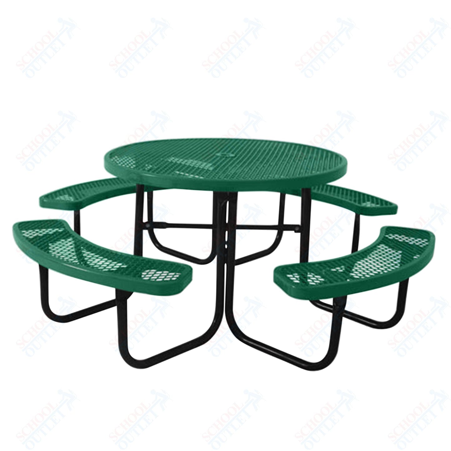 UltraPlay 46" Round Outdoor Picnic Table - SchoolOutlet
