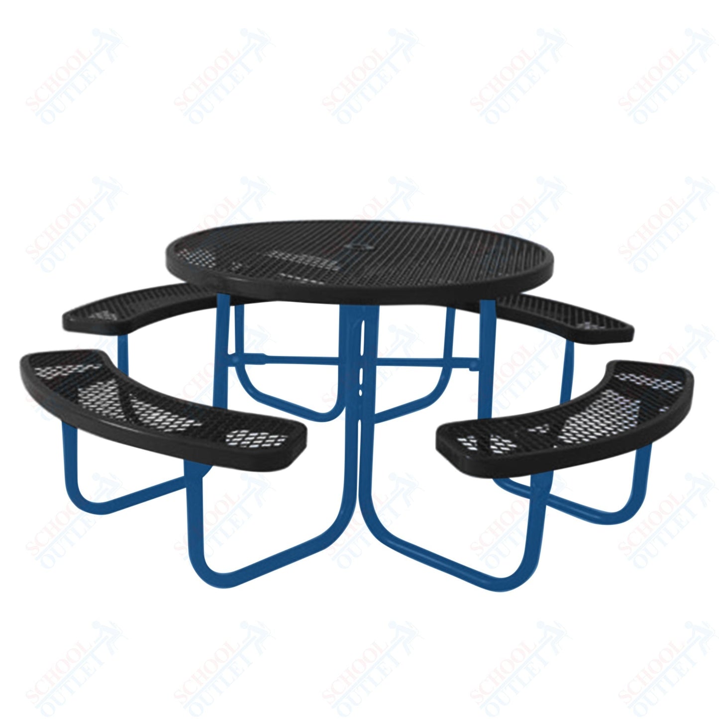 UltraPlay 46" Round Outdoor Picnic Table - SchoolOutlet