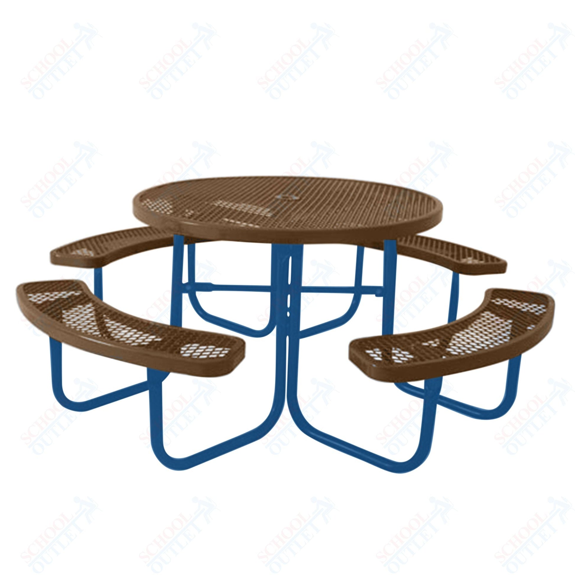 UltraPlay 46" Round Outdoor Picnic Table - SchoolOutlet