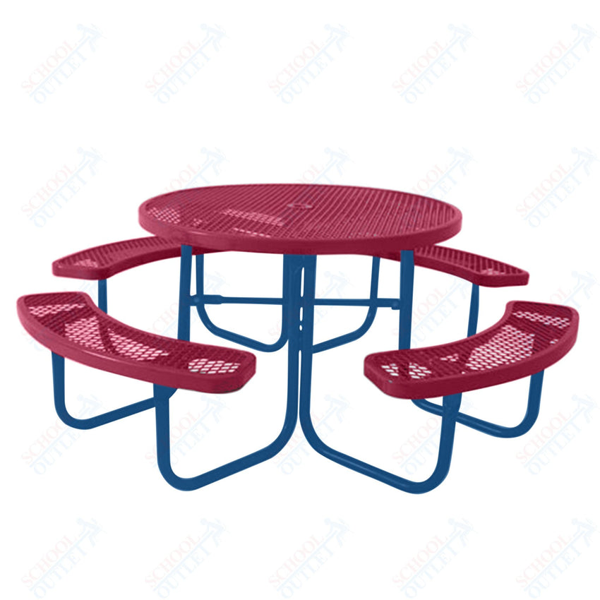UltraPlay 46" Round Outdoor Picnic Table - SchoolOutlet