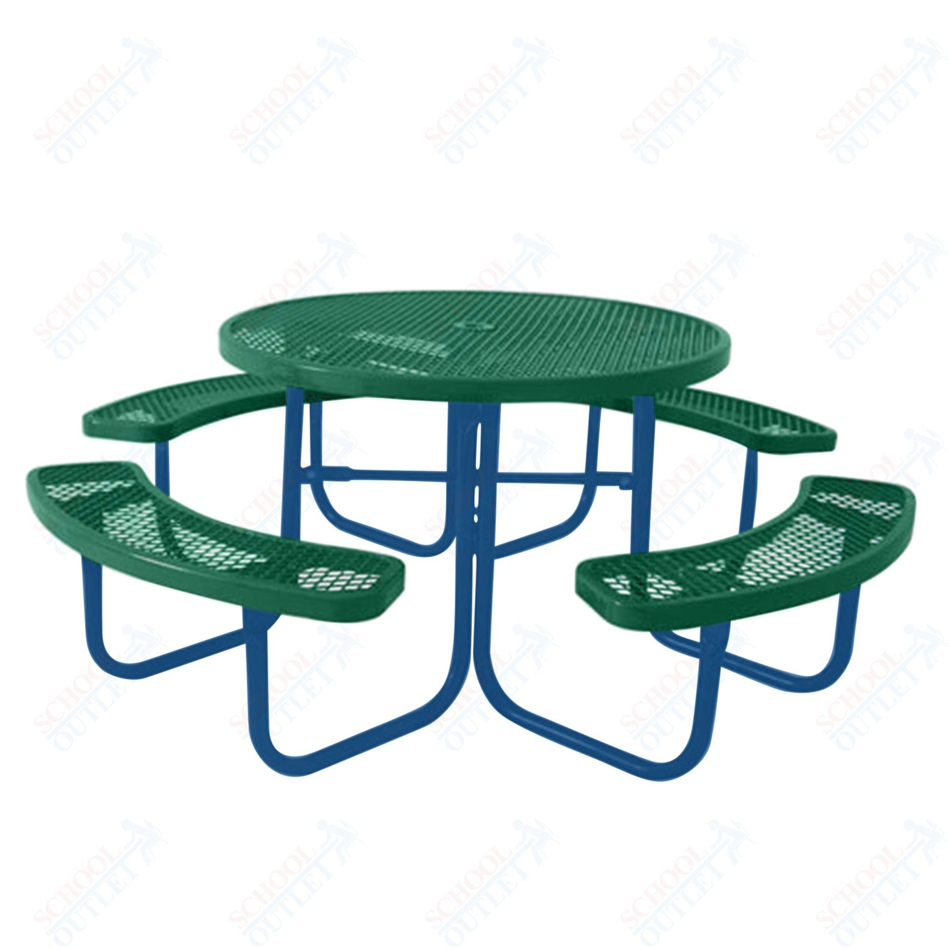 UltraPlay 46" Round Outdoor Picnic Table - SchoolOutlet