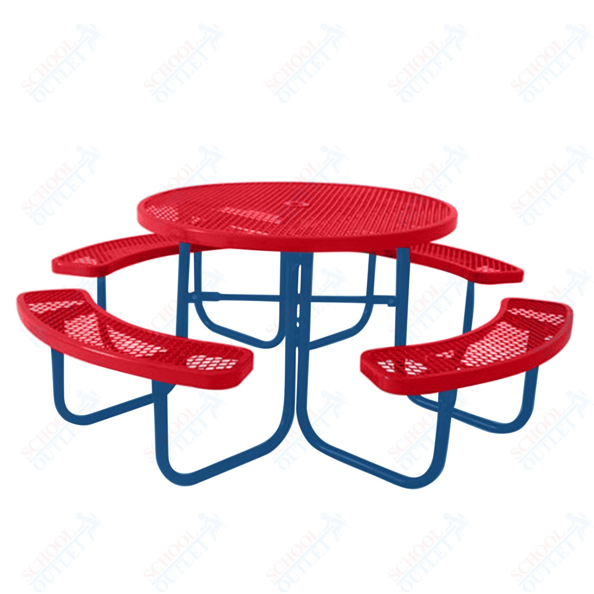 UltraPlay 46" Round Outdoor Picnic Table - SchoolOutlet