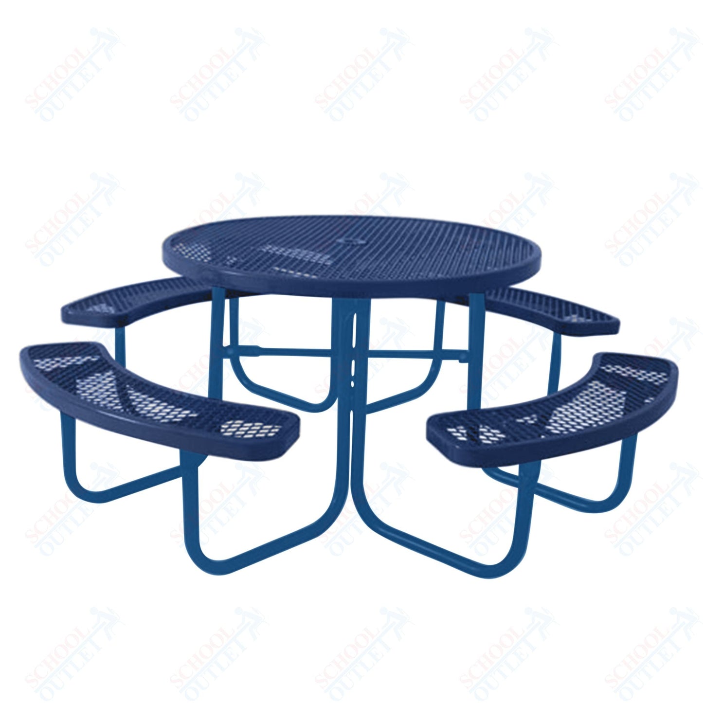 UltraPlay 46" Round Outdoor Picnic Table - SchoolOutlet