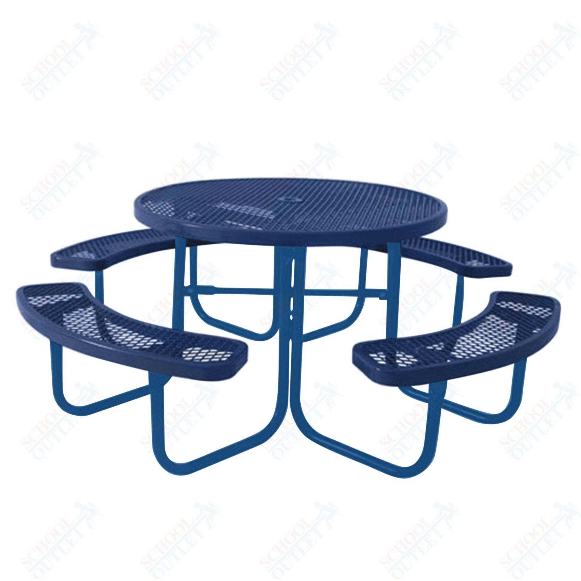 UltraPlay 46" Round Outdoor Picnic Table - SchoolOutlet