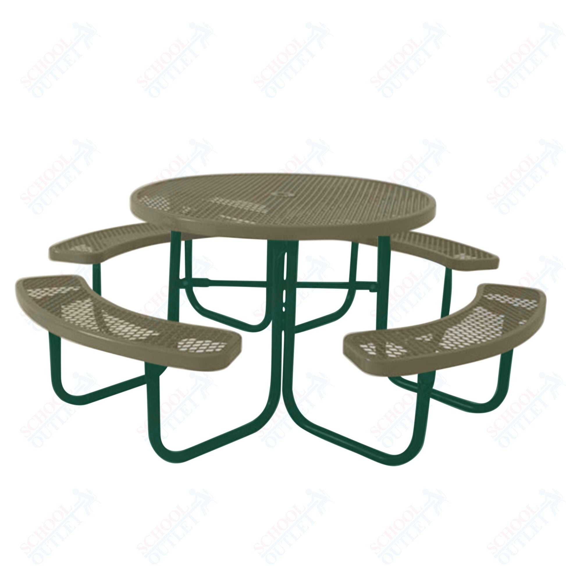 UltraPlay 46" Round Outdoor Picnic Table - SchoolOutlet